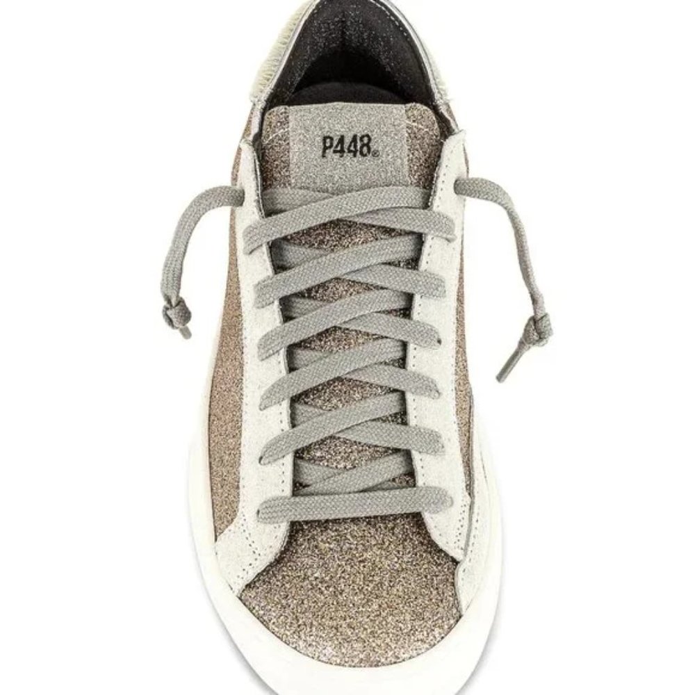 NWT P448 John Glitter Sneaker - Picture 5 of 14